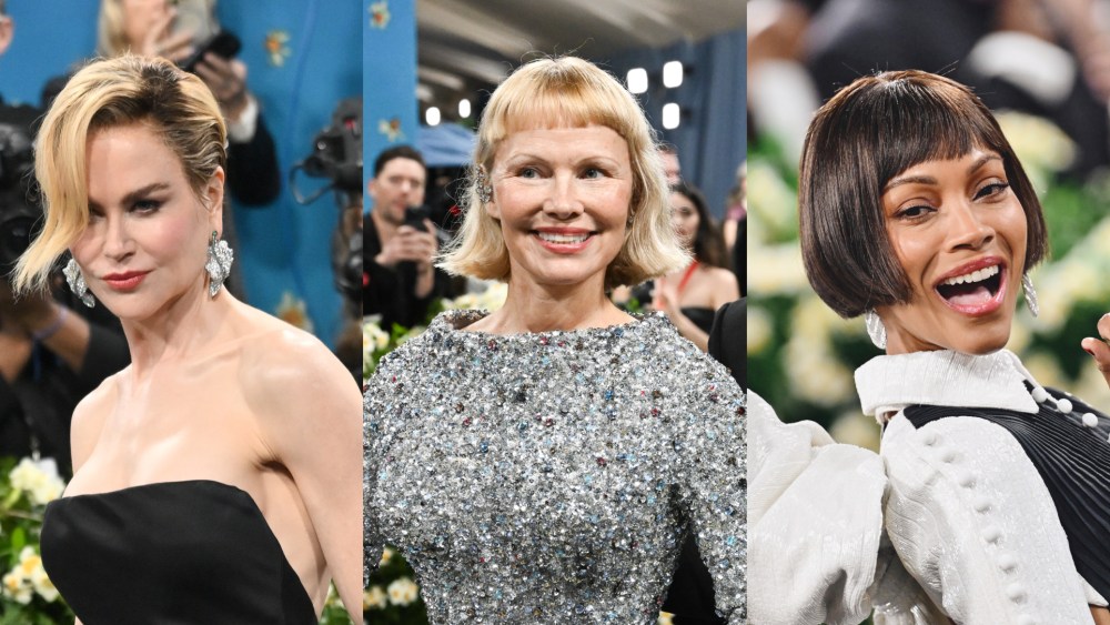 Nicole Kidman, Pamela Anderson and Zoe Saldaña at the 2025 Met Gala.