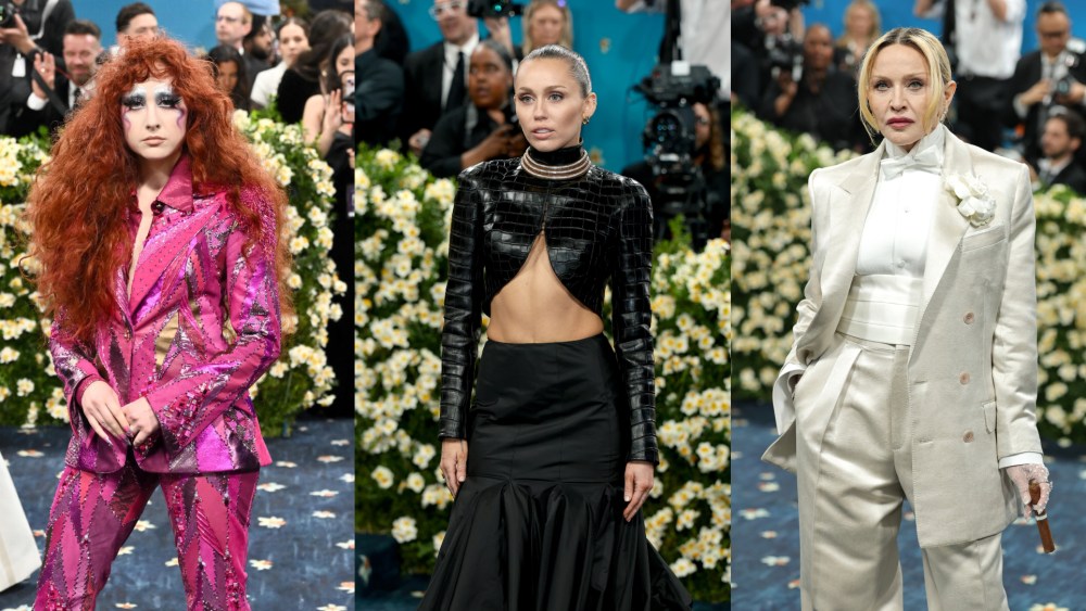 Chappell Roan, Miley Cyrus and Madonna at the Met Gala 2025.