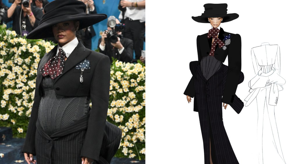 Rihanna in Marc Jacobs at the 2025 Met Gala.