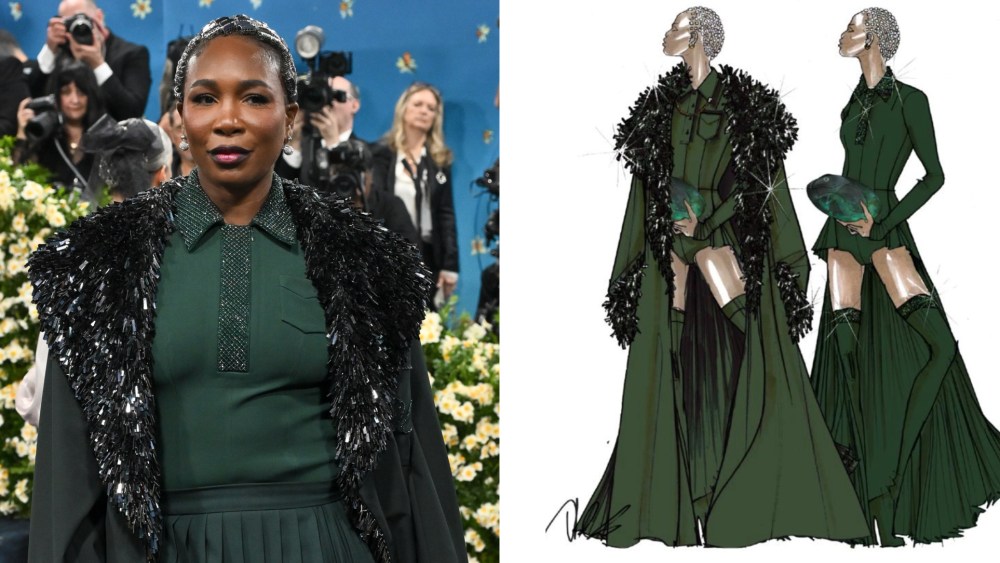 Venus Williams in Lacoste at the 2025 Met Gala.