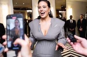Ashley Graham at The Mark Hotel before the 2025 Met Gala: "Superfine: Tailoring Black Style" held at the Metropolitan Museum of Art on May 5, 2025 in New York, New York.
