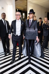 Tommy Hilfiger, Dee Ocleppo Hilfiger at The Mark Hotel before the 2025 Met Gala: "Superfine: Tailoring Black Style" held at the Metropolitan Museum of Art on May 5, 2025 in New York, New York.