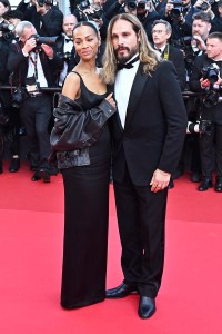 Zoe Saldana, Marco Perego Saldaña at the "Mission: Impossible – The Final Reckoning" Premiere at the 78th Cannes Film Festival held at Palais des Festivals on May 14, 2025 in Cannes, France.
