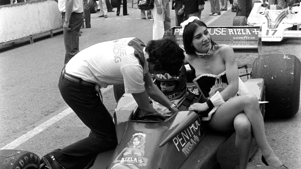 The Penthouse race car at the 1977 Formula One Monaco Grand Prix.