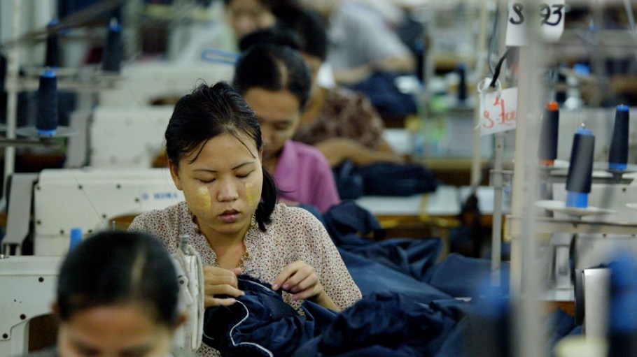 Myanmar garment workers
