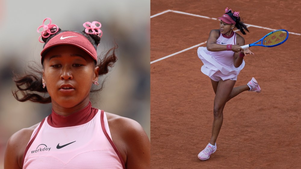 Naomi Osaka at the 2025 French Open.