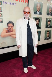 Michael Stipe at Focus Features' "The Phoenician Scheme" New York premiere held at Jazz at Lincoln Center on May 28, 2025 in New York, New York.