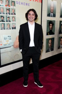 Tyler Koy at Focus Features' "The Phoenician Scheme" New York premiere held at Jazz at Lincoln Center on May 28, 2025 in New York, New York.