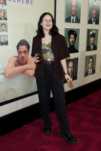 Halle Robbe at Focus Features' "The Phoenician Scheme" New York premiere held at Jazz at Lincoln Center on May 28, 2025 in New York, New York.