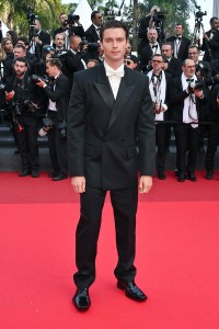 Patrick Schwarzenegger at "The Phoenician Scheme" Premiere during the 78th Cannes Film Festival at Palais des Festivals on May 18, 2025 in Cannes, France.