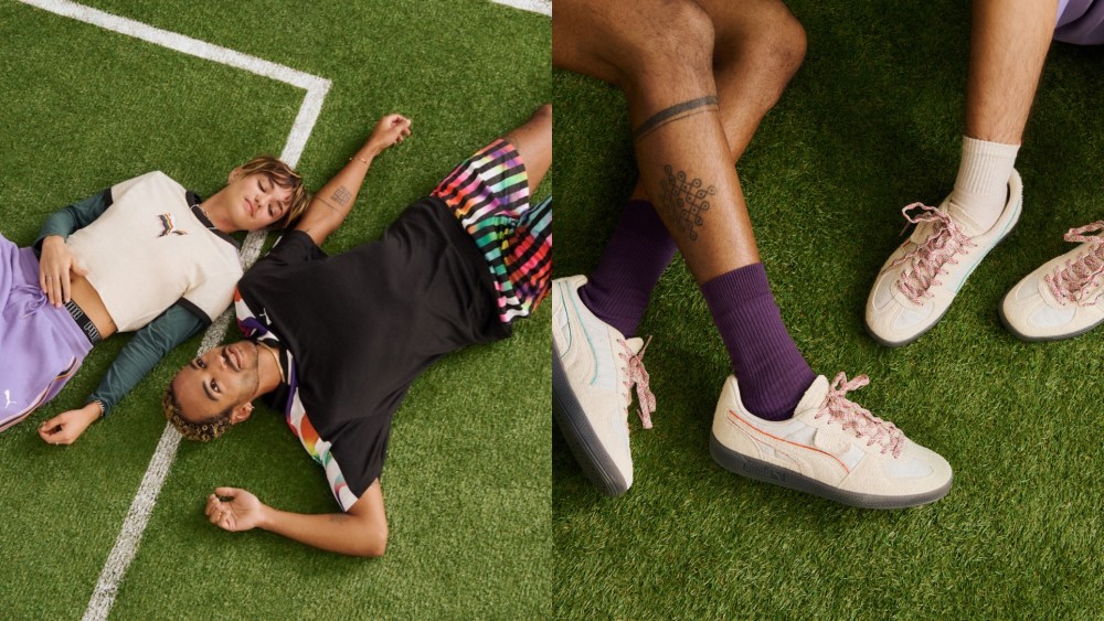 Puma Pride 2025, Collection, 'Equal Love Confederation is here to celebrate Pride worldwide,' the company said in a statement. 'This collection brings together the spirit of football, the nostalgia of Y2K and the concept of shared wardrobes into one vibrant, gender-neutral Pride collection.'