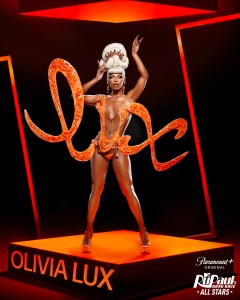 Olivia Lux in RuPaul’s Drag Race All Stars Season 10 streaming on Paramount+ 2025. Photo credit: Xavier Guerra/World of Wonder/Paramount+