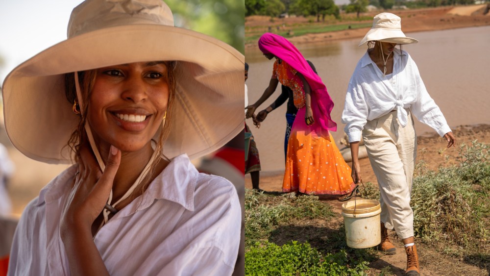 Sabrina Elba in Ghana with World Vision.
