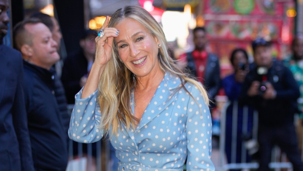 Sarah Jessica Parker on "Good Morning America" on May 19, 2025 in New York City.