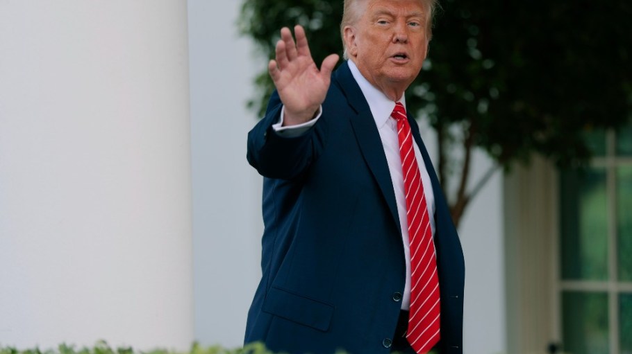 President Donald Trump at the White House on Thursday.