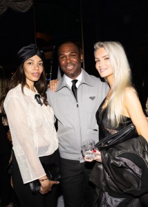 Aurora James, Darnell Strom, and  Kate Davidson Hudson