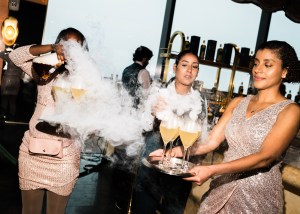The scene at the UTA Pre-Met Soiree.