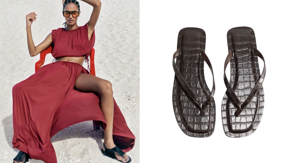 h&m flip-flops and sandals summer 2025 collection