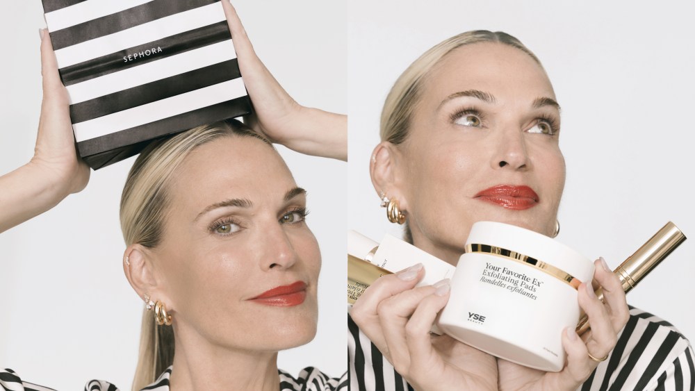 Molly Sims for Yse Beauty.