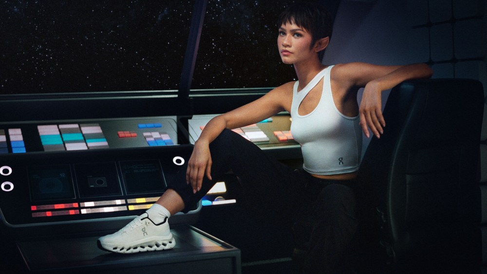 On and Zendaya for spring 2025's Zone Dreamers