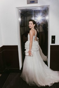 Zoey Deutch getting ready for the premiere of her film “Nouvelle Vague” at Cannes 2025.