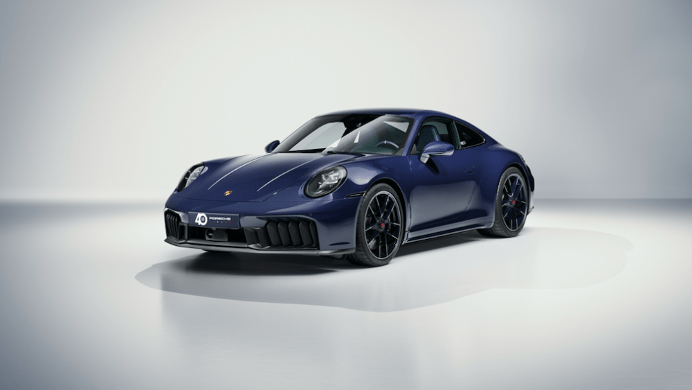 The special-edition Porsche 911 Carrera 4 GTS developed with Ferragamo.