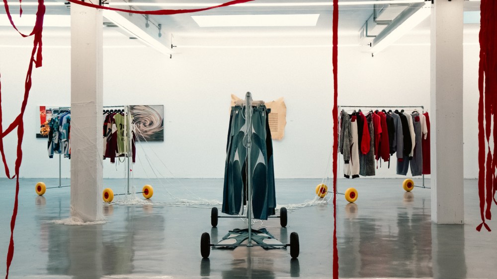 A Marcello Pipitone fashion presentation held at Fondazione Sozzani's via Bovisasca HQs in Milan.