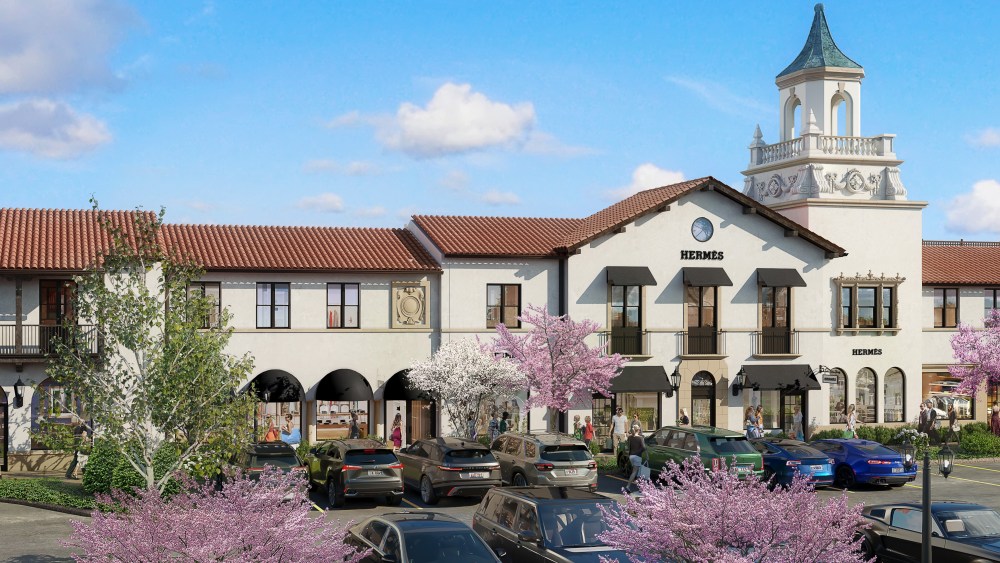 Hermès will open a store at Plaza del Lago in Wilmette, Ill. in 2026. Here, a rendering.