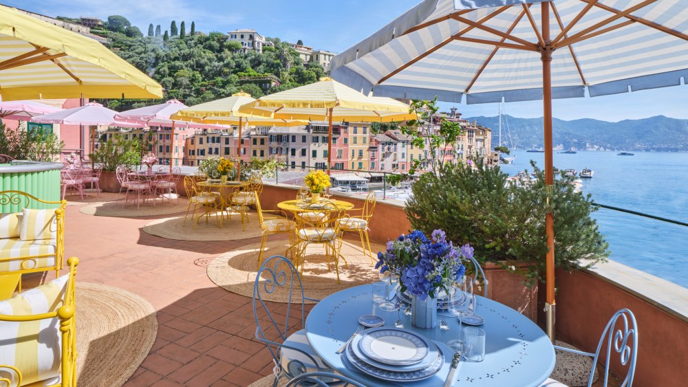 Swarovski's takeover of Cracco restaurant in Portofino.