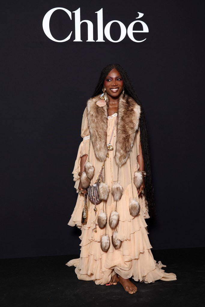 PARIS, FRANCE - MARCH 06: (EDITORIAL USE ONLY - For Non-Editorial use please seek approval from Fashion House) Doechii attends the Chloe Womenswear Fall/Winter 2025-2026 show as part of Paris Fashion Week  at  on March 06, 2025 in Paris, France. (Photo by Pascal Le Segretain/Getty Images)
