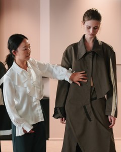 Giulia Lin presents her “Hyphen” collection.