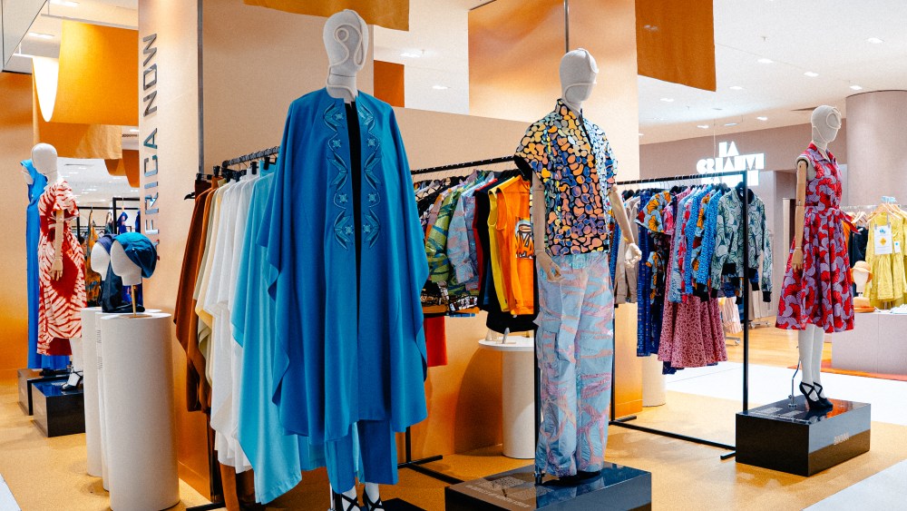 The "Africa Now" pop-up at Galeries Lafayette's Boulevard Haussmann flagship in Paris