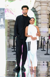 LONDON, ENGLAND - JUNE 11: Archie Madekwe and Saffron Hocking attend the Royal Academy of Arts Summer Exhibition Preview Party 2025 on June 11, 2025 in London, England. (Photo by Darren Gerrish/WireImage for Royal Academy of Arts )
