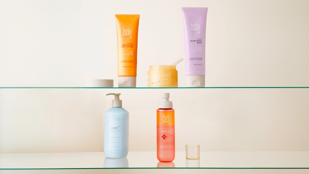 Bdy launches June 8 at Ulta Beauty with a five-product body care lineup priced at $20 and up.