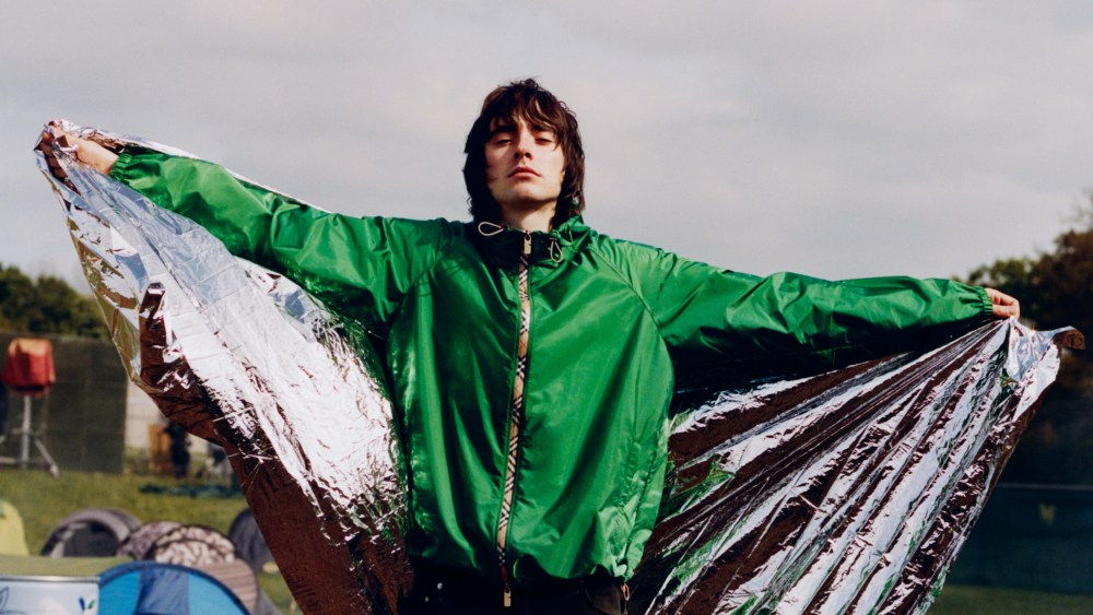 A look from Burberry's latest music festival ad campaign.