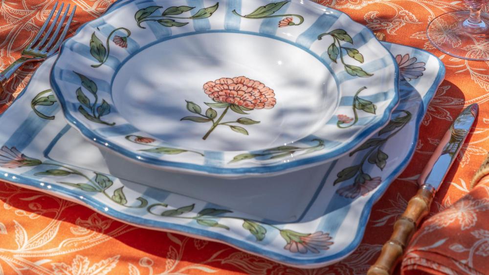 Cabana and Destree collaborated on tablewares.