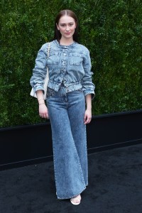 Lola Tung at the Chanel and Tribeca luncheon to celebrate Through Her Lens: The Tribeca Chanel Women’s Filmmaker Program held at The Greenwich Hotel Courtyard on June 06, 2025 in New York, New York.