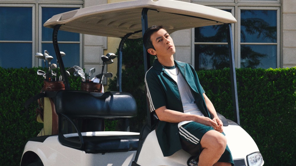 Edison Chen in pieces from his tennis-inspired capsule.