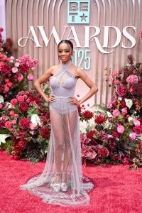 Skai Jackson at the BET Awards 2025 held at the Peacock Theater on June 09, 2025 in Los Angeles, California.