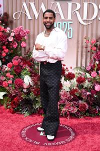 Jharrel Jerome at the BET Awards 2025 held at the Peacock Theater on June 09, 2025 in Los Angeles, California.