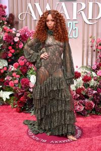 Ravyn Lenae at the BET Awards 2025 held at the Peacock Theater on June 09, 2025 in Los Angeles, California.