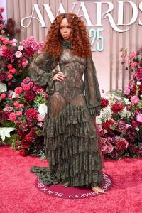 Ravyn Lenae at the BET Awards 2025 held at the Peacock Theater on June 09, 2025 in Los Angeles, California.