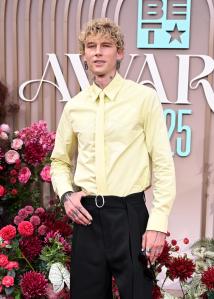 Machine Gun Kelly at the BET Awards 2025 held at the Peacock Theater on June 09, 2025 in Los Angeles, California.