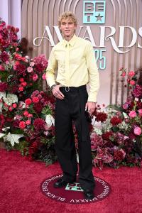 Machine Gun Kelly at the BET Awards 2025 held at the Peacock Theater on June 09, 2025 in Los Angeles, California.