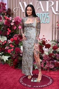 Kehlani at the BET Awards 2025 held at the Peacock Theater on June 09, 2025 in Los Angeles, California.