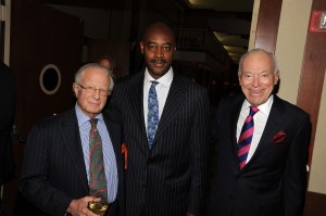 Leonard Lauder (R) attends International Center of Photography's 26th annual Infinity Awards at Pier 60. (Photo by Steve Eichner/WWD/Penske Media via Getty Images)