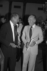 Leonard Lauder at the re-openig party of Bergdorf Goodman's after renovations and the installation of escalators (Photo by Fairchild Archive/Penske Media via Getty Images)
