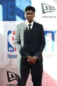 NEW YORK, NEW YORK - JUNE 25: Derik Queen poses on the red carpet prior to the first round of the 2025 NBA Draft at Barclays Center on June 25, 2025 in the Brooklyn borough of New York City. NOTE TO USER: User expressly acknowledges and agrees that, by downloading and/or using this photograph, user is consenting to the terms and conditions of the Getty Images License Agreement. (Photo by Sarah Stier/Getty Images)