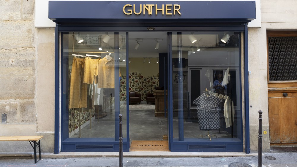 The new Gunther boutique on rue de Picardie in Paris.