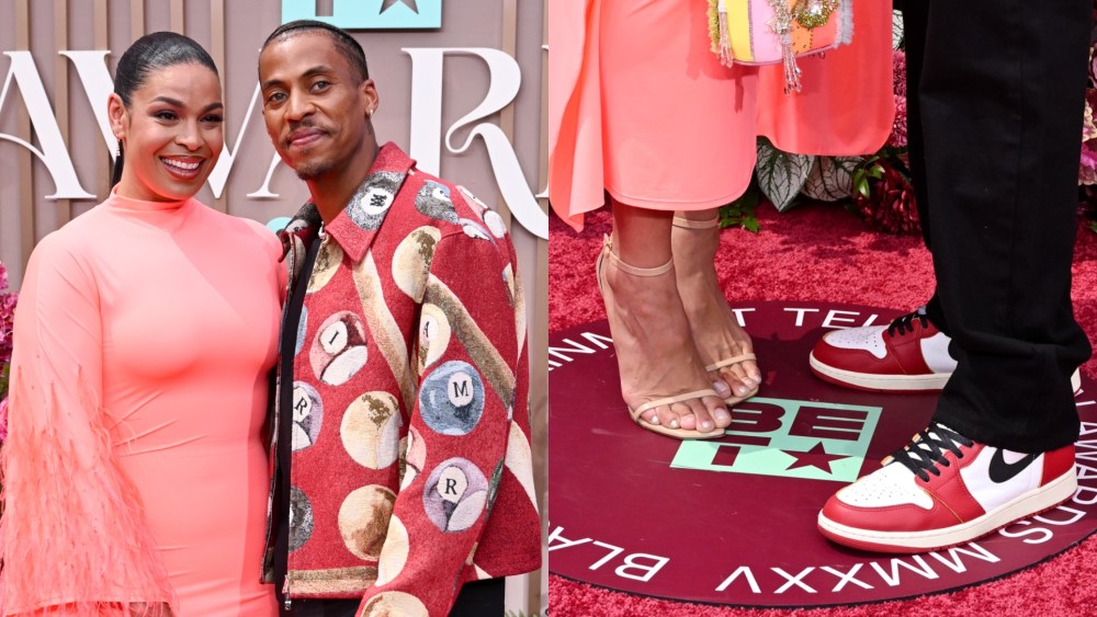 Jordin Sparks, Dana Isaiah at the BET Awards 2025 held at the Peacock Theater on June 09, 2025 in Los Angeles, California.